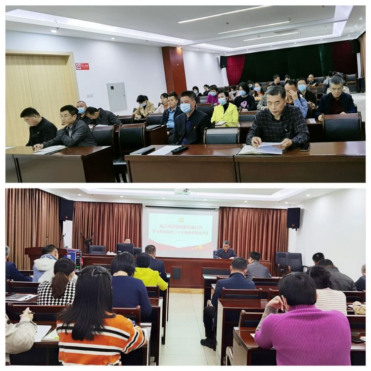市环发公司组织召开学习贯彻党的二十大精神专题宣讲会(图2)