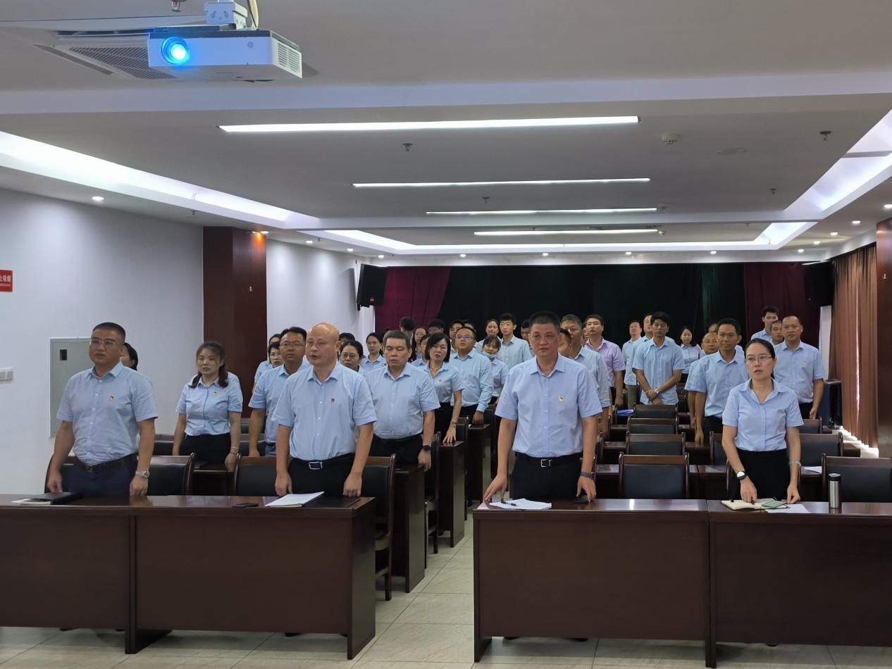 市环发公司举办庆祝建党102周年大会暨上专题党课(图2)
